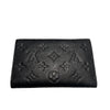 ルイ・ヴィトン LOUIS VUITTON ポルトフォイユ・キュリーズ コンパクト M60568 ブラック モノグラム・アンプラント レディース 二つ折り財布