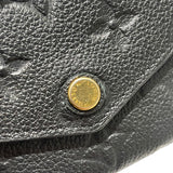 ルイ・ヴィトン LOUIS VUITTON ポルトフォイユ・キュリーズ コンパクト M60568 ブラック モノグラム・アンプラント レディース 二つ折り財布