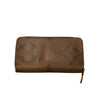 ルイ・ヴィトン LOUIS VUITTON ジッピー・ウォレット M69353 ブラウン モノグラム・ジャイアント・リバーㇲ レディース 長財布