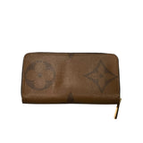 ルイ・ヴィトン LOUIS VUITTON ジッピー・ウォレット M69353 ブラウン モノグラム・ジャイアント・リバーㇲ レディース 長財布