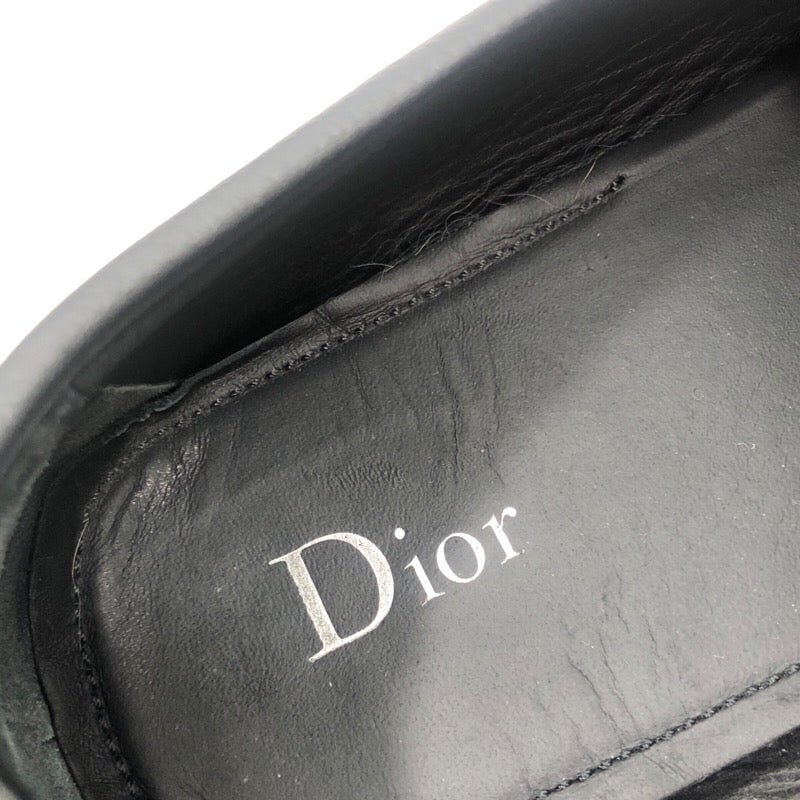 クリスチャン・ディオール Christian Dior BEE ドライビングシューズ ブラック レザー メンズ ローファー