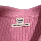 エルメス HERMES カシミヤ半袖ニット 21SS ピンク カシミヤ レディース ニット