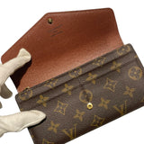 ルイ・ヴィトン LOUIS VUITTON ポルトフォイユ・サラ M60531 ブラウン モノグラムキャンバス レディース 長財布