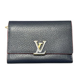 ルイ・ヴィトン LOUIS VUITTON ポルトフォイユ・カプシーヌコンパクト M63741 トリヨン レディース 二つ折り財布