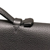 エルメス HERMES サックアデペッシュ38 Y刻 ブラックSV金具 トゴ メンズ ブリーフケース