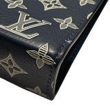 ルイ・ヴィトン LOUIS VUITTON ガストン・ウェアラブル ウォレット M83384 ネイビー モノグラムシャドウ レディース ショルダーバッグ