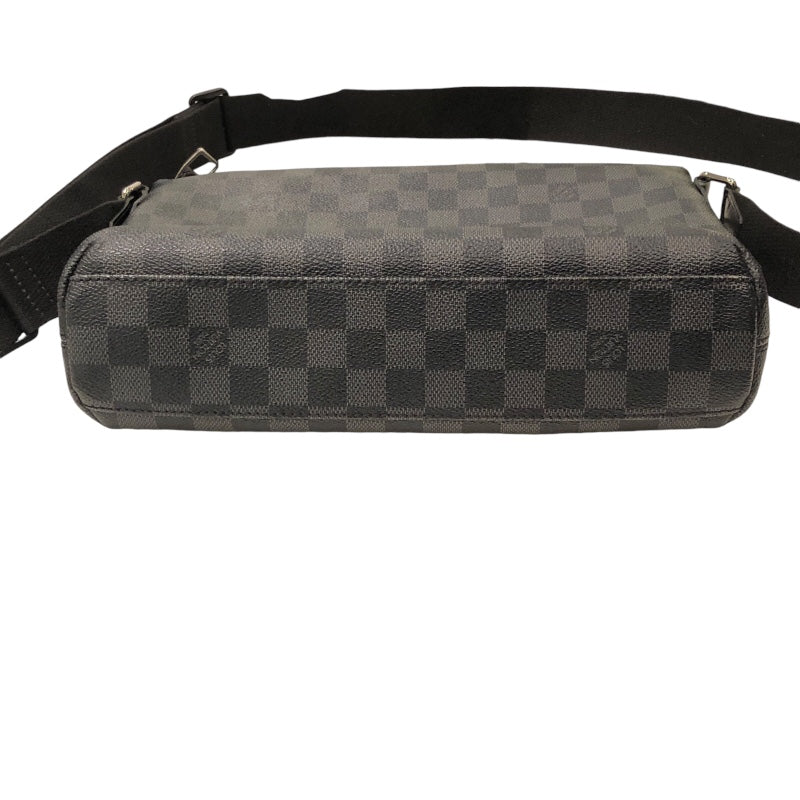 ルイ・ヴィトン LOUIS VUITTON ミックPM N41211 ブラック シルバー金具 ダミエ グラフィットキャンバス メンズ ショルダーバッグ