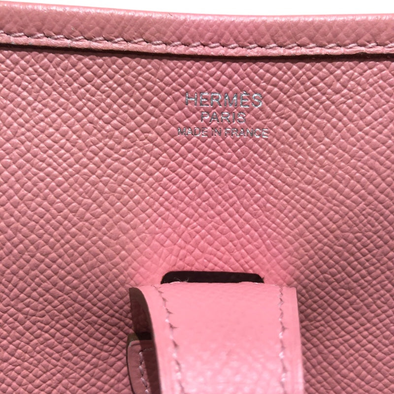 エルメス HERMES エヴリン３ PM T刻 ローズコンフェッティ エプソン レディース ショルダーバッグ