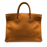 エルメス HERMES バーキン40 〇U刻 ナチュラル GD金具 アルデンヌ ユニセックス ハンドバッグ