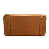 エルメス HERMES バーキン40 〇U刻 ナチュラル GD金具 アルデンヌ ユニセックス ハンドバッグ