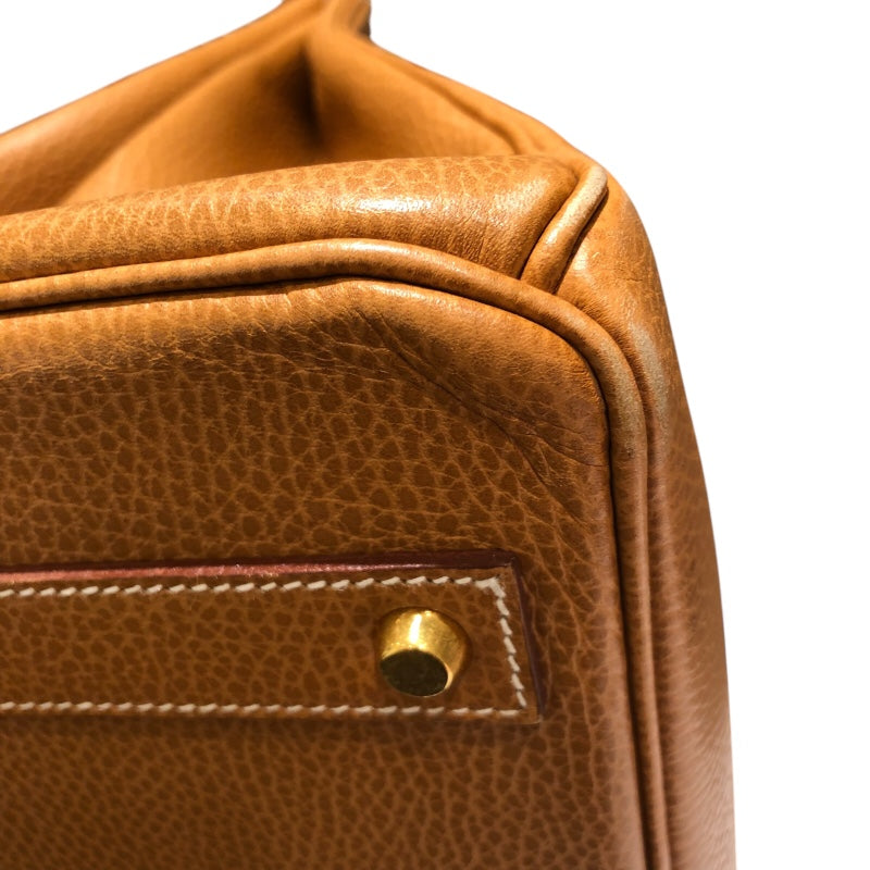 エルメス HERMES バーキン40 〇U刻 ナチュラル GD金具 アルデンヌ ユニセックス ハンドバッグ