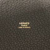 エルメス HERMES ピコタンロックMM D刻 ブラック ゴールド金具 トリヨン レディース ハンドバッグ