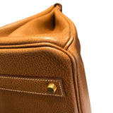 エルメス HERMES バーキン40 〇U刻 ナチュラル GD金具 アルデンヌ ユニセックス ハンドバッグ