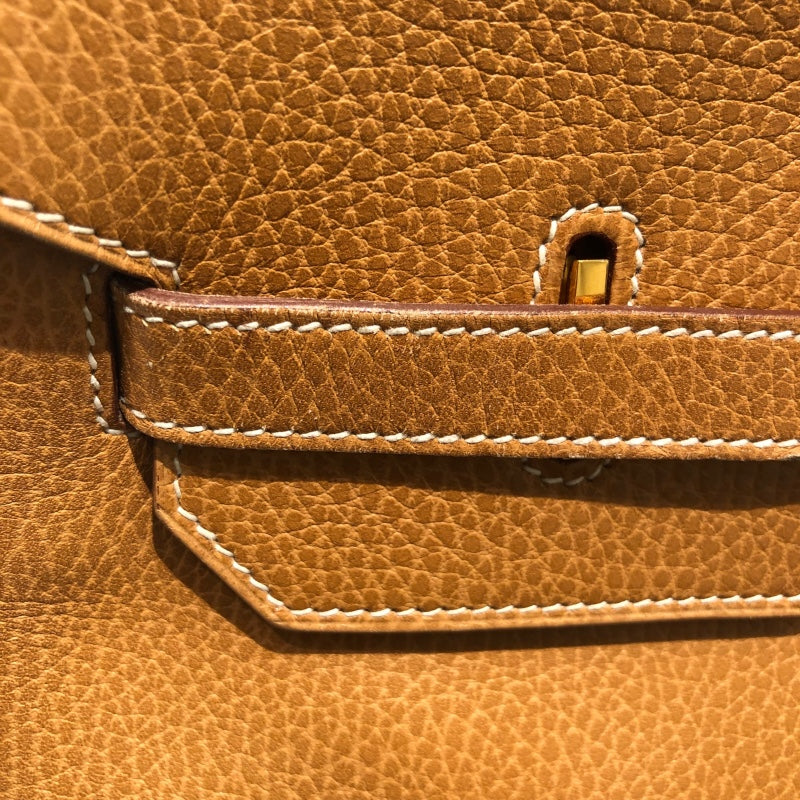エルメス HERMES バーキン40 〇U刻 ナチュラル GD金具 アルデンヌ ユニセックス ハンドバッグ