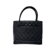 シャネル CHANEL 復刻トート A01804 ブラック キャビアスキン レディース トートバッグ