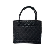 シャネル CHANEL 復刻トート A01804 ブラック キャビアスキン レディース トートバッグ