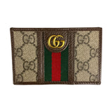 グッチ GUCCI オフィディアカードケース 597617 ベージュ/ブラウン GGスプリーム メンズ カードケース