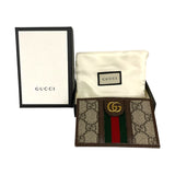 グッチ GUCCI オフィディアカードケース 597617 ベージュ/ブラウン GGスプリーム メンズ カードケース
