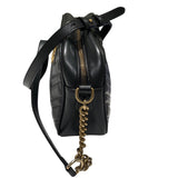 グッチ GUCCI GGマーモントショルダーバッグ 447632 ブラック レザー レディース ショルダーバッグ