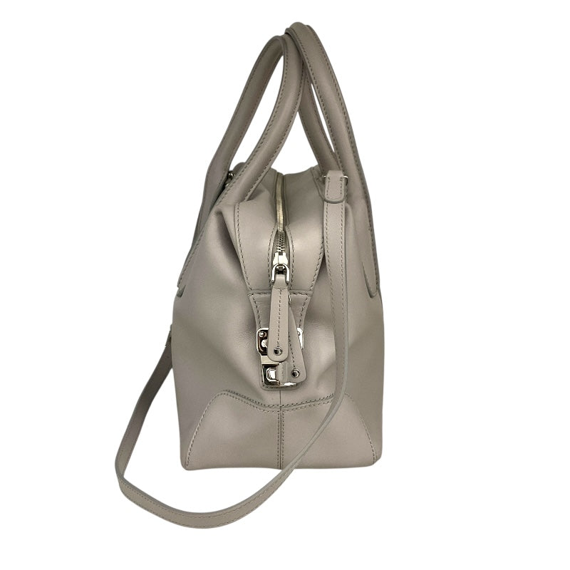 トッズ TOD’S Dスタイリング バッグ グレー レザー レディース ショルダーバッグ