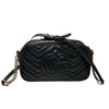 グッチ GUCCI GGマーモントショルダーバッグ 447632 ブラック レザー レディース ショルダーバッグ
