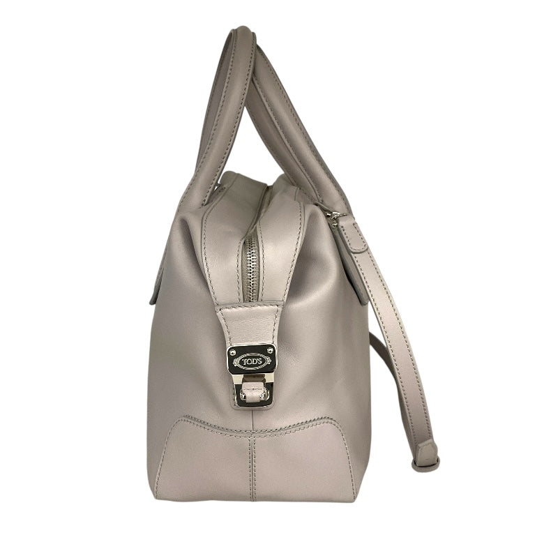 トッズ TOD’S Dスタイリング バッグ グレー レザー レディース ショルダーバッグ