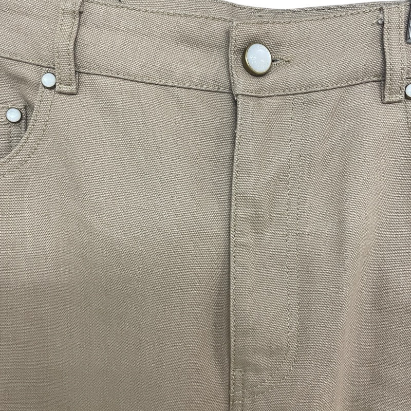 ルイ・ヴィトン LOUIS VUITTON ロゴステッチワークデニムパンツ HSP47W ベージュ コットン メンズ デニムパンツ