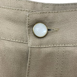 ルイ・ヴィトン LOUIS VUITTON ロゴステッチワークデニムパンツ HSP47W ベージュ コットン メンズ デニムパンツ