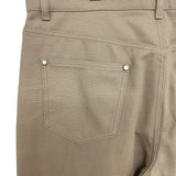 ルイ・ヴィトン LOUIS VUITTON ロゴステッチワークデニムパンツ HSP47W ベージュ コットン メンズ デニムパンツ