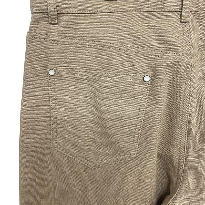 ルイ・ヴィトン LOUIS VUITTON ロゴステッチワークデニムパンツ HSP47W ベージュ コットン メンズ デニムパンツ