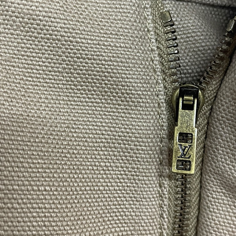 ルイ・ヴィトン LOUIS VUITTON ロゴステッチワークデニムパンツ HSP47W ベージュ コットン メンズ デニムパンツ