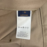 ルイ・ヴィトン LOUIS VUITTON ロゴステッチワークデニムパンツ HSP47W ベージュ コットン メンズ デニムパンツ