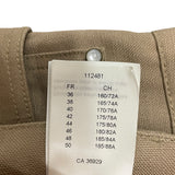 ルイ・ヴィトン LOUIS VUITTON ロゴステッチワークデニムパンツ HSP47W ベージュ コットン メンズ デニムパンツ