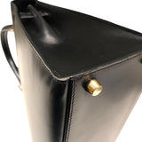 エルメス HERMES ケリー28 □C刻 ブラック GD金具 ボックスカーフ レディース ハンドバッグ