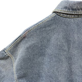 プラダ PRADA トライアングルロゴデニムシャツジャケット 3FC036 ブルー コットン メンズ デニムジャケット