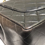 シャネル CHANEL デカマトラッセ30 A04412 ブラック ラムスキン レディース ショルダーバッグ
