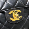 シャネル CHANEL デカマトラッセ30 A04412 ブラック ラムスキン レディース ショルダーバッグ