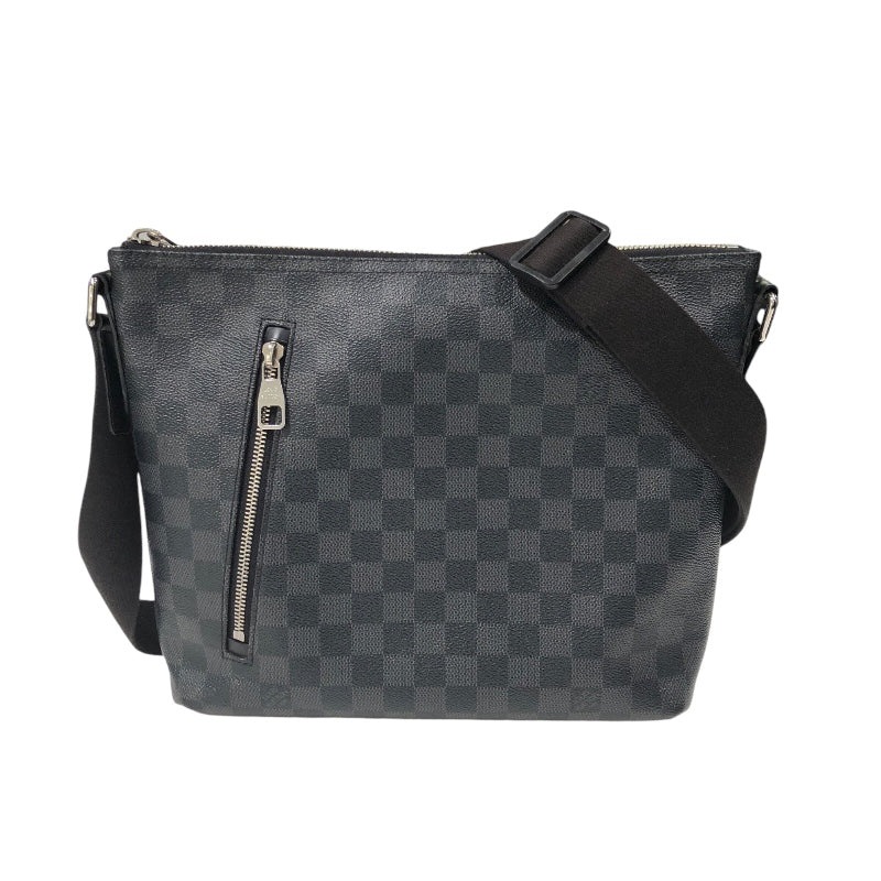 ルイ・ヴィトン LOUIS VUITTON ミックPM N41211 ブラック シルバー金具 ダミエ グラフィットキャンバス メンズ ショルダーバッグ