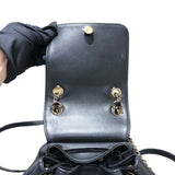 シャネル CHANEL ココマークミニバックパック AS0325 ブラック×ゴールド金具 ラムスキン レディース リュック・デイパック