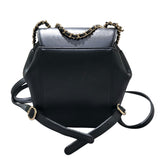 シャネル CHANEL ココマークミニバックパック AS0325 ブラック×ゴールド金具 ラムスキン レディース リュック・デイパック