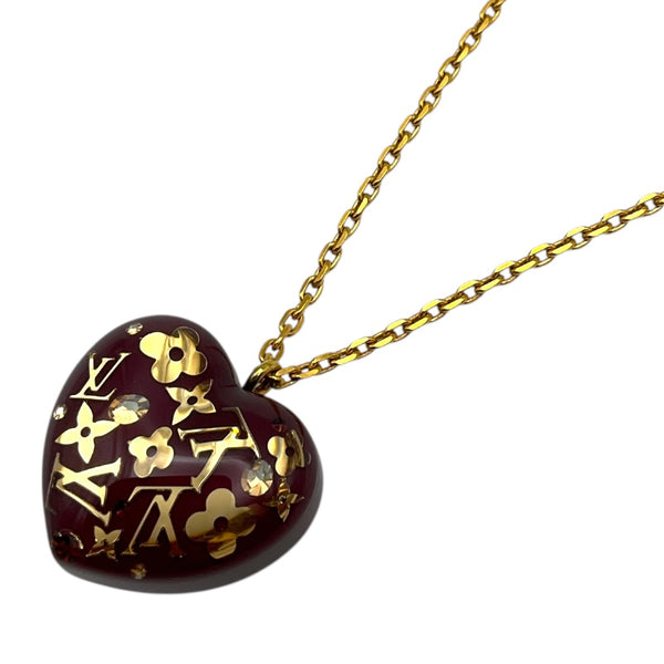 ルイ・ヴィトン LOUIS VUITTON パンダンティフ クール アンクルージョン ネックレス ゴールド メタル メタル アクセサリー