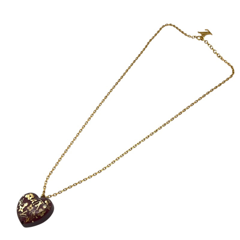 ルイ・ヴィトン LOUIS VUITTON パンダンティフ クール アンクルージョン ネックレス ゴールド メタル メタル アクセサリー