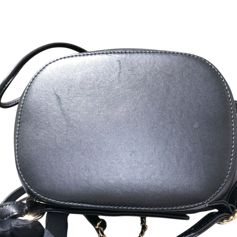 シャネル CHANEL ココマークミニバックパック AS0325 ブラック