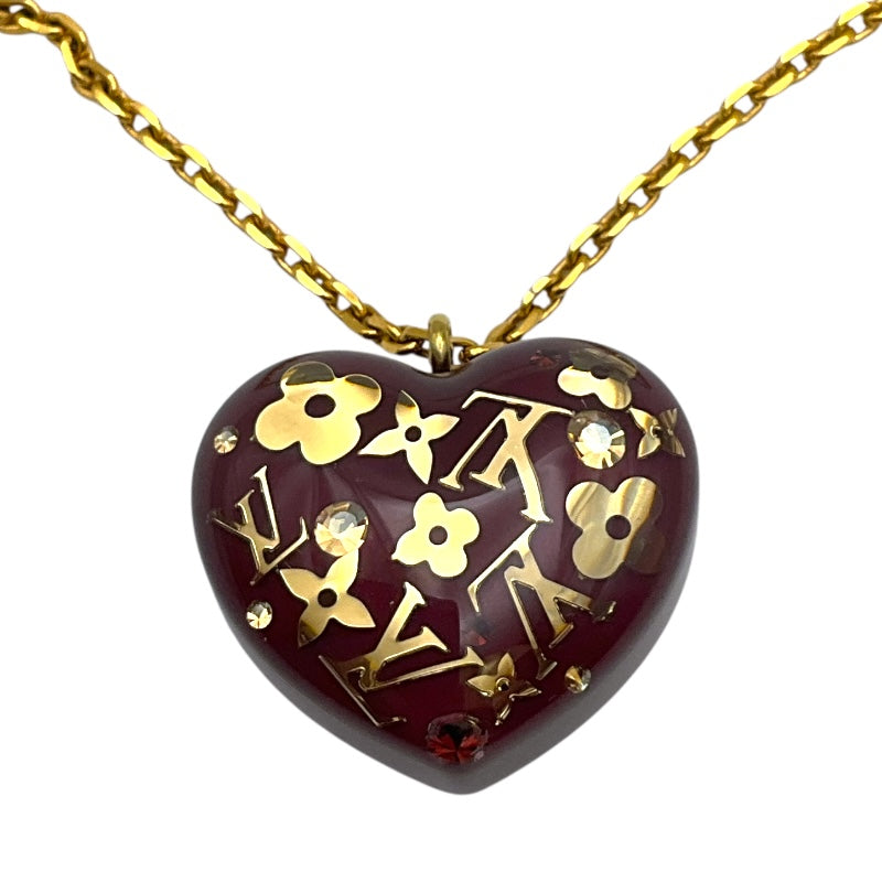 ルイ・ヴィトン LOUIS VUITTON パンダンティフ クール アンクルージョン ネックレス ゴールド メタル メタル アクセサリー