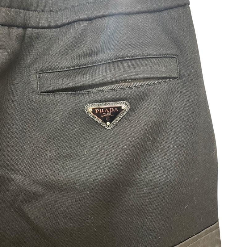 プラダ PRADA リナイロンポケットジョガーパンツ UJP249 ブラック コットン メンズ パンツ