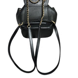 シャネル CHANEL ココマークミニバックパック AS0325 ブラック×ゴールド金具 ラムスキン レディース リュック・デイパック