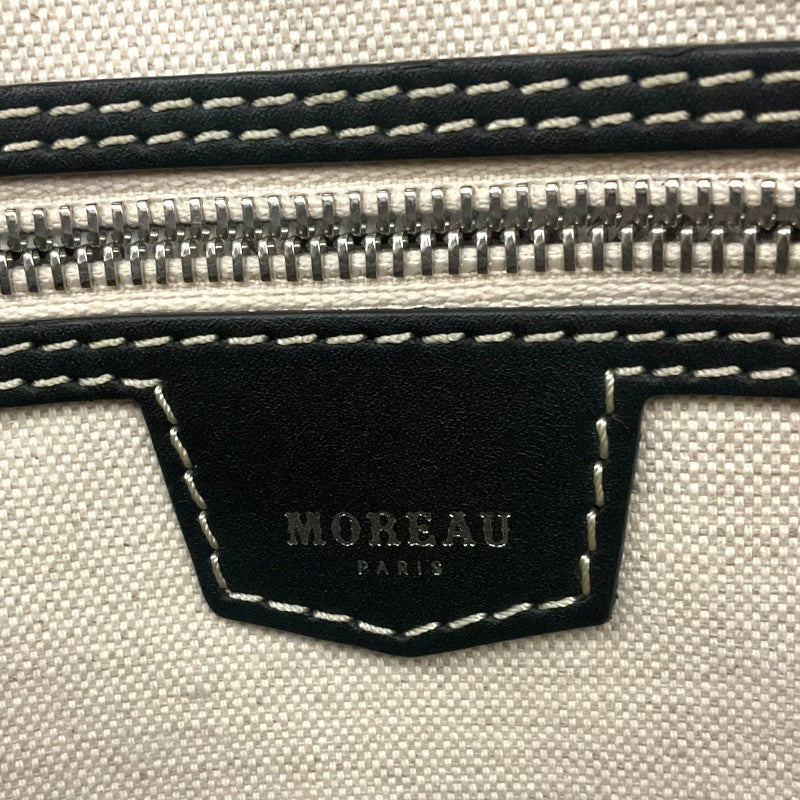 MOREAU PARIS/トートバッグ ホワイト コーティングキャンバス レディース トートバッグ
