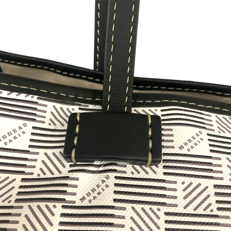 MOREAU PARIS/トートバッグ ホワイト コーティングキャンバス レディース トートバッグ