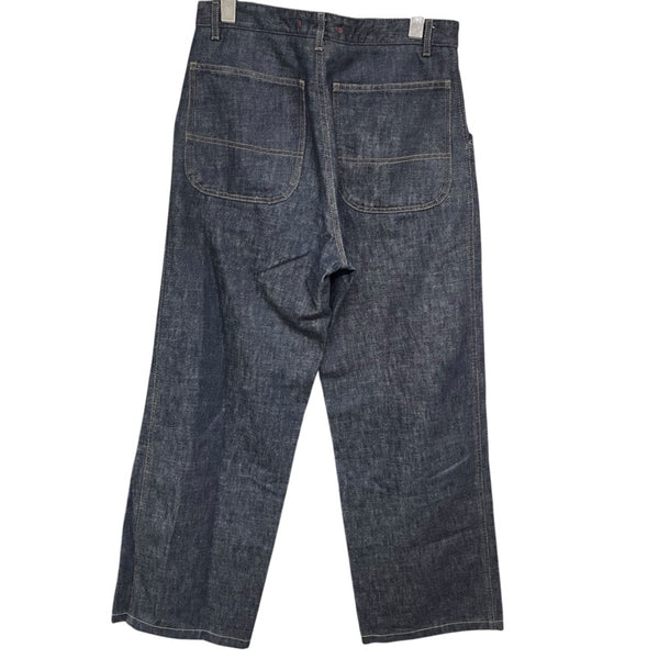 プラダ PRADA ワイドデニムパンツ インディゴ デニム メンズ デニムパンツ