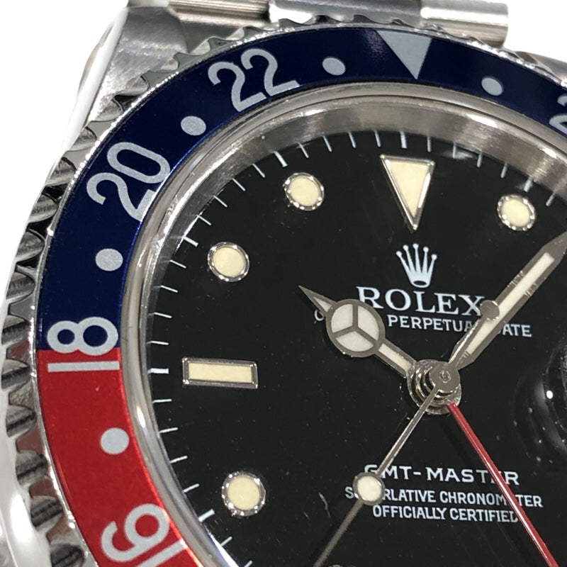 ロレックス ROLEX GMTマスター 16700 ペプシ ss メンズ 腕時計